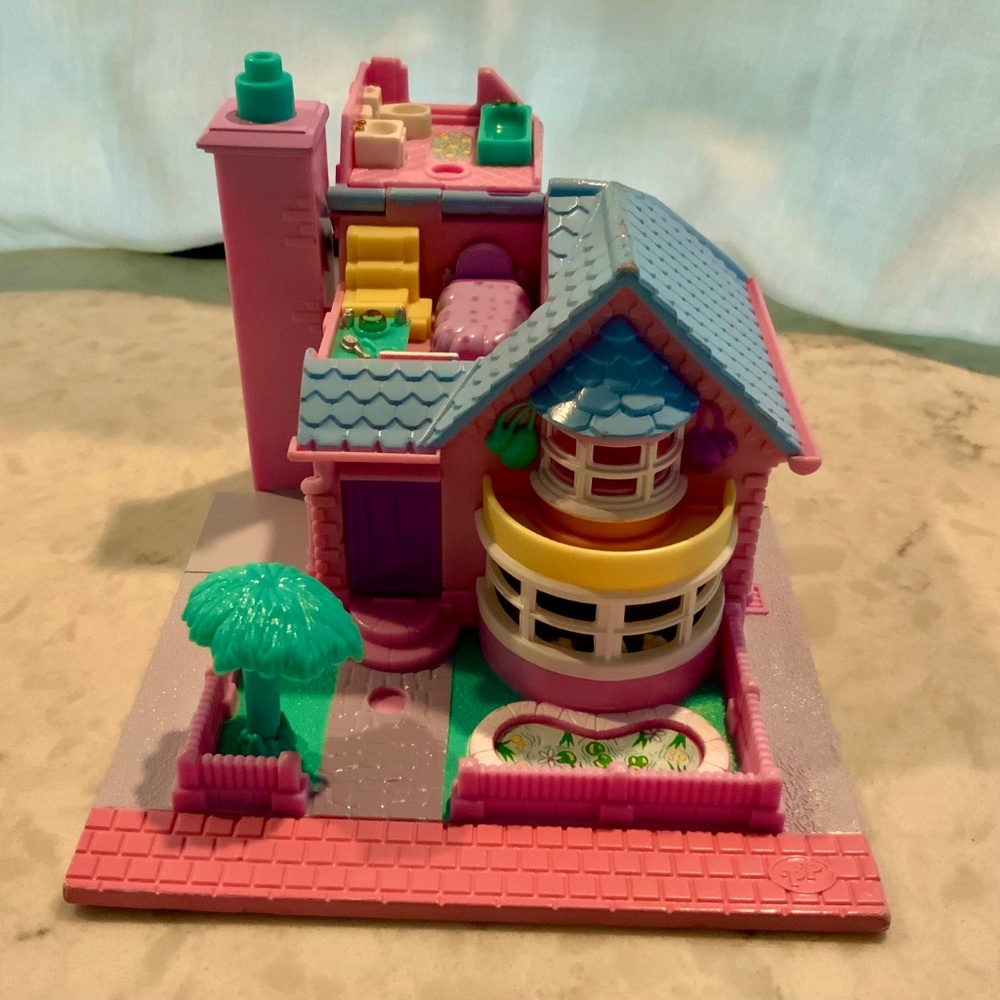 Vintage Polly Pocket Light up Bay Window House - Picture 4 of 5